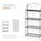 Glitzhome® 4ft. Metal 4-Tiered Rectangular Shelf Stand